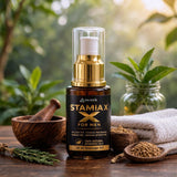 Parnik Naturals Stamina X Oil for Men | Premium Ayurvedic Herbal Massage Oil | Traditional Herbal Massage Formula | Natural Personal Care Oil | 30ml