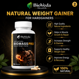 Biomass Pro – Natural Weight Gainer Capsules for Muscle Mass, Strength & Healthy Weight Gain