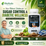 BioVeda Health Diabetes Wellness Capsules – Natural Herbal Support for Healthy Blood Sugar & Everyday Wellness