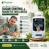 BioVeda Health Diabetes Wellness Capsules – Natural Herbal Support for Healthy Blood Sugar & Everyday Wellness