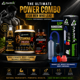 Parnik Naturals Ultimate Men's Wellness Combo | Stamina X Prash, Capsules, Massage Oil & Vacuum Pump