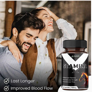Parnik Naturals Stamina+ for Men 750mg | Energy, Strength & Testosterone Booster – 60 Capsules