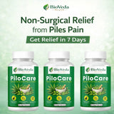 Pilo Care Natural Capsules for Piles & Fissures | Natural Relief from Pain, Bleeding & Swelling
