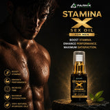 Parnik Naturals Stamina X Oil for Men – Premium Ayurvedic Herbal Massage Oil for Daily Wellness & Relaxation | Natural Formula | 30ml