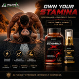 Parnik Naturals Stamina X Wellness Combo for Men | Premium Ayurvedic Capsules & Herbal Massage Oil | Energy, Vitality, Confidence & Men's Wellness Support