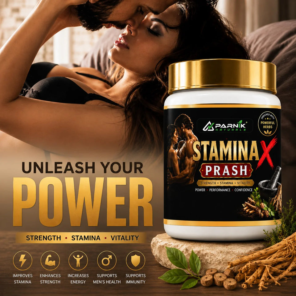 Parnik Naturals Stamina X Herbal Prash 500g | Men's Energy & Wellness Support | Ayurvedic Formula