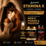 Parnik Naturals Ultimate Men's Wellness Combo | Stamina X Prash, Capsules, Massage Oil & Vacuum Pump