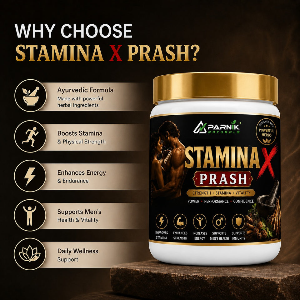 Parnik Naturals Stamina X Herbal Prash 500g | Men's Energy & Wellness Support | Ayurvedic Formula